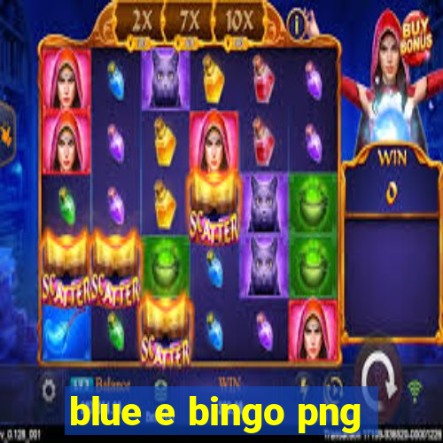 blue e bingo png